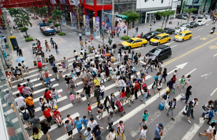 圖為信義商圈。圖片來源：臺灣“中時新聞網(wǎng)”。