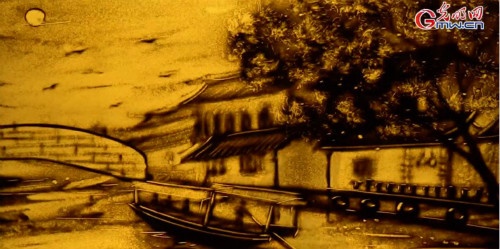 【沙畫】風(fēng)好正揚帆，起航新時代
